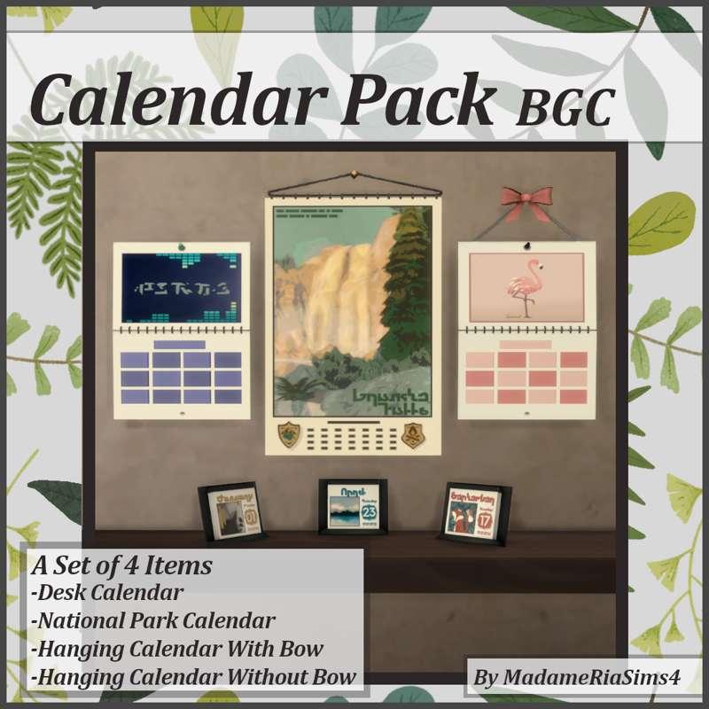 Calendar Pack BGC