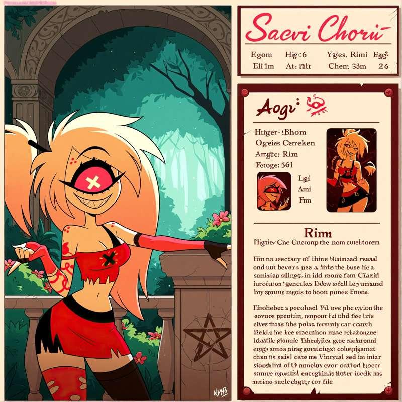 Cherri Bomb of Hazbin Hotel Sexy Poses [Gen 2.5]