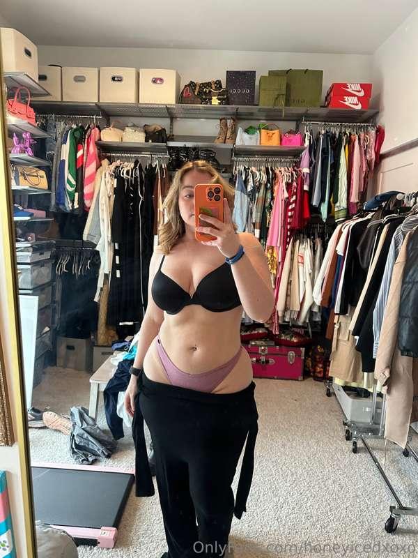 Trying some clothes on can’t decide what to wear today 