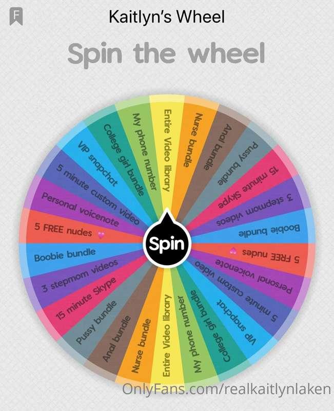 🍀 WHEEL SPIN SUNDAY🍀

$15- 1 spin
$30- 3 spins
$45- 5 spins ..
