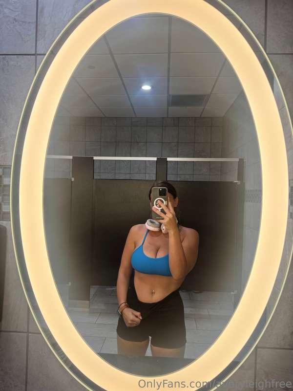 Gym pump for today 🩵