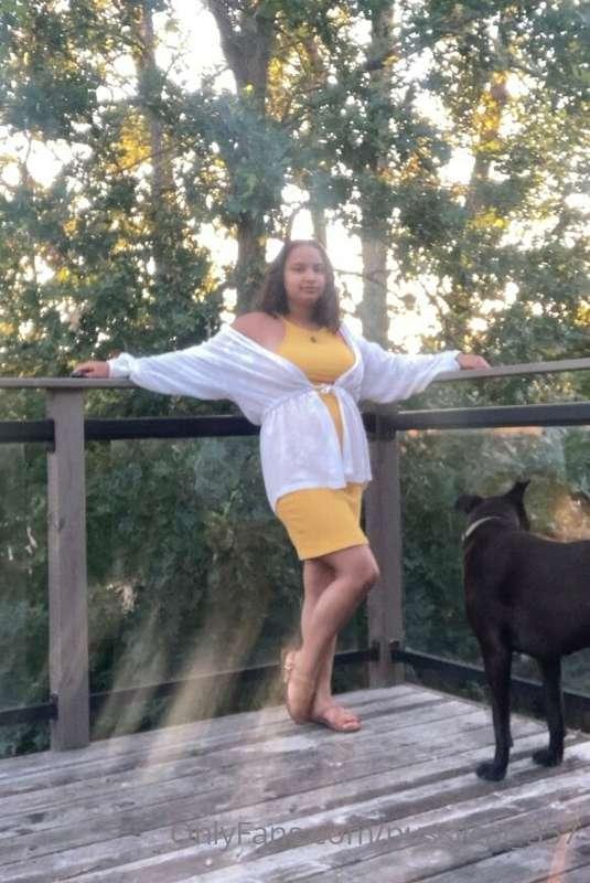 Just enjoying the golden hour on the back porch.