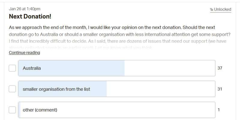 Poll results