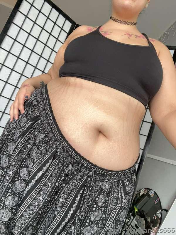 The morning sunlight on my bare stomach always puts me in a ..
