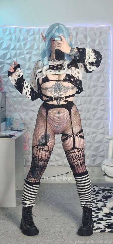 Something NEW? DOMMY POST
I decided to try being a dom and got myself a pet. He's a bit of a bitch boy but... yesterday i made him dress in some cute pink lingerie to humiliate him while I played with a vibrator inside of him all day that I was controlling 💦😁 I have full control
&nbsp; Being the pathetic toy, he came without permission whoch means he gets punished him by making him undress and deepthroat a big dildo stuck to the wall and then finished off by making him drink his entire load that he saved from earlier. 
He was pretty used up by the end of this Dommy session 😈 Maybe he will be a good toy next time. 🤔 

Remember I offer sexting 1on1 and other types of roleplay sessions. I also offer humiliating posts like these for your inner lust. DM me for details of interested hehe 🖤👅 

#fyp#dommy#sissy#humilation#roleplay#alt#goth#thickthighs#elfgirl#sexting#degradation#slaveplay#cumdrinking