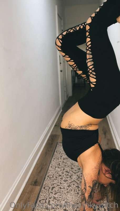 Let's practice yoga together? 😈