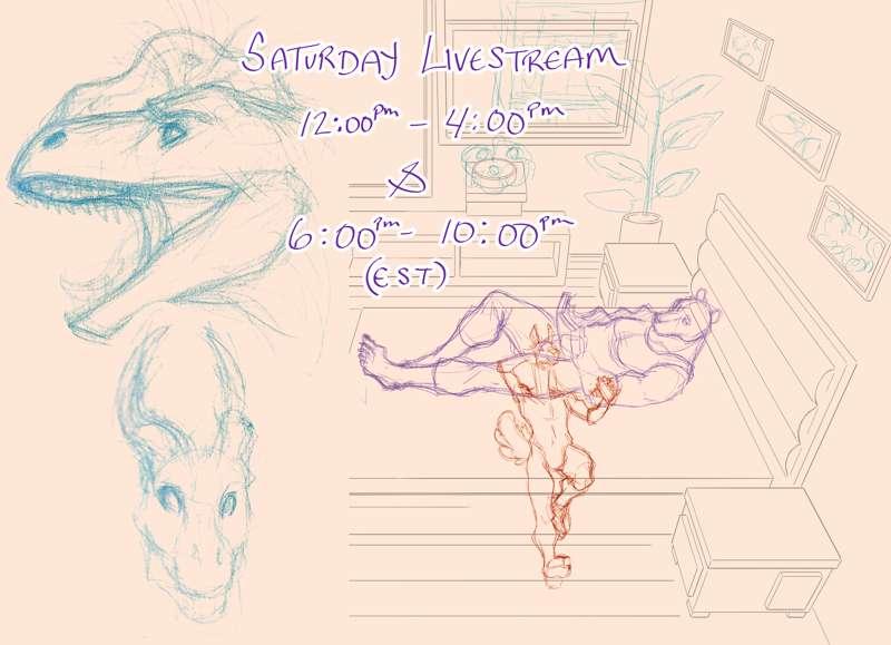 Upcoming Saturday Livestream