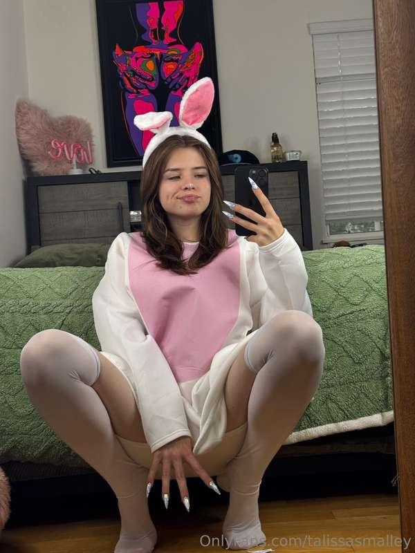 Hop into my DMs and see what happens next 🐰👀