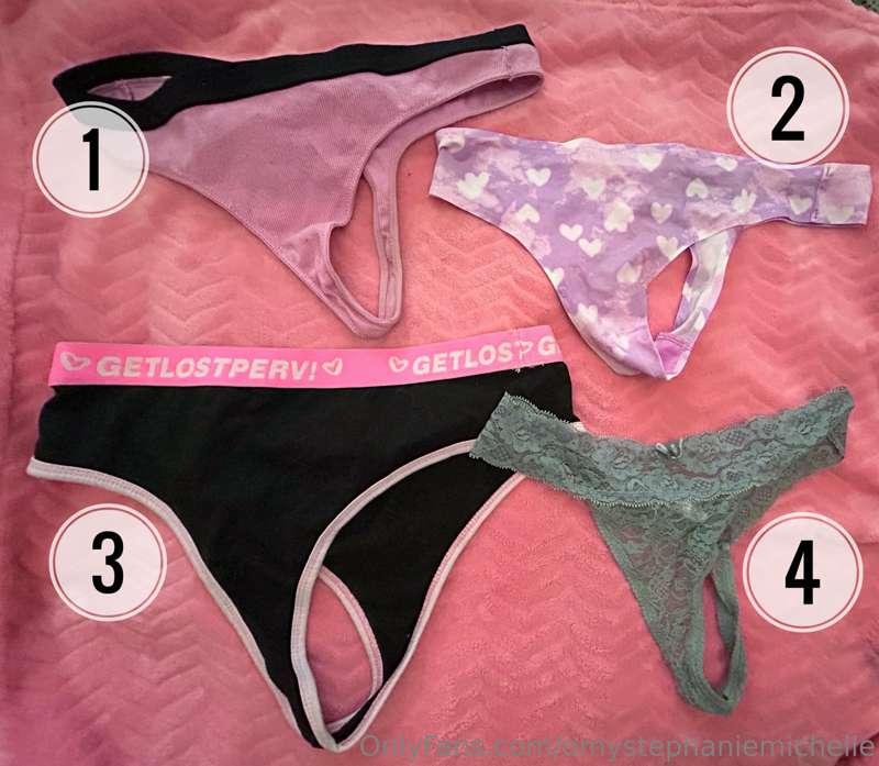 ***CLOTHING FOR SALE***
Panties 
$35 includes shipping in US..