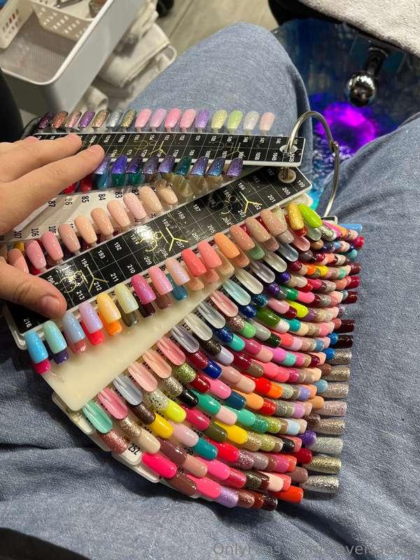 Got my toenails done. What pink do you think I did? (POLL)