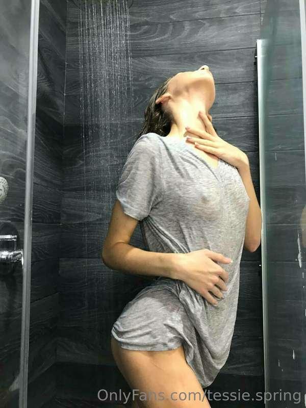 A hot stream of water washes over every curve of my body, ar..