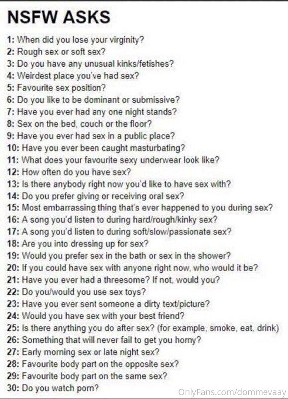 a little interactive game ? for every $1 i’ll answer one que..