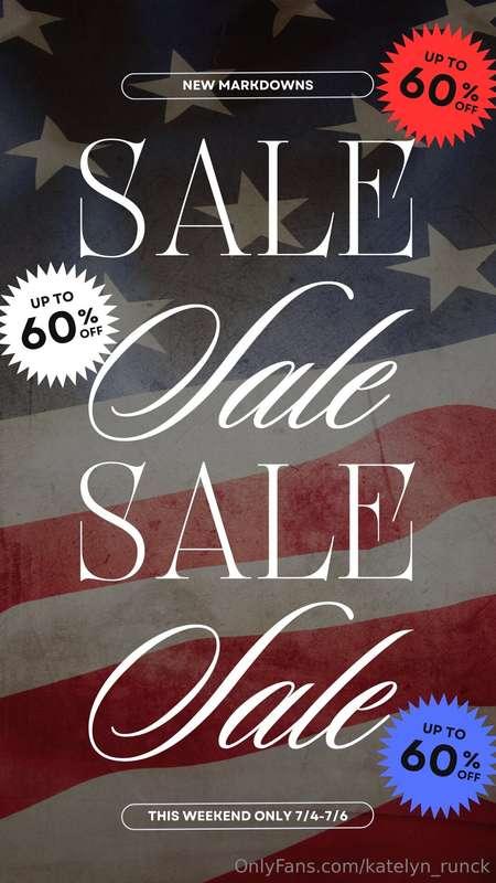 Sales all weekend long 🤑🤑🤑🤑🤑🤑