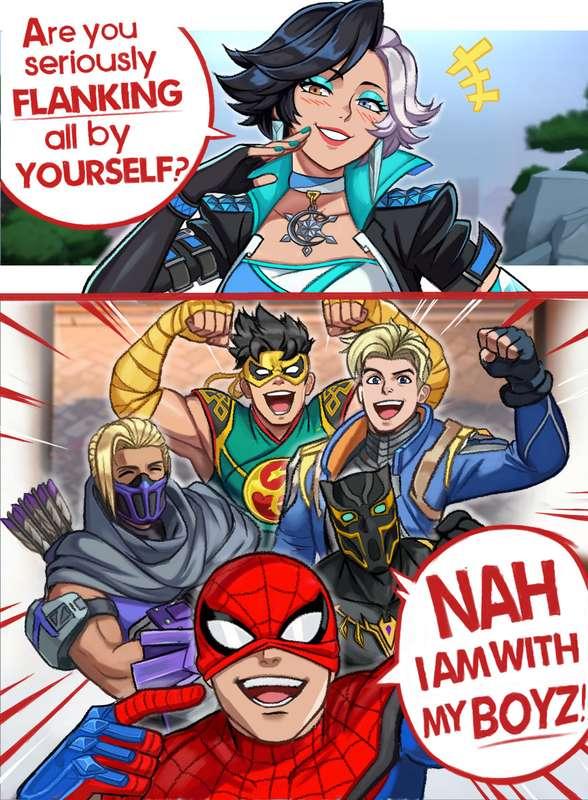 FLANKING with the boyzzz!