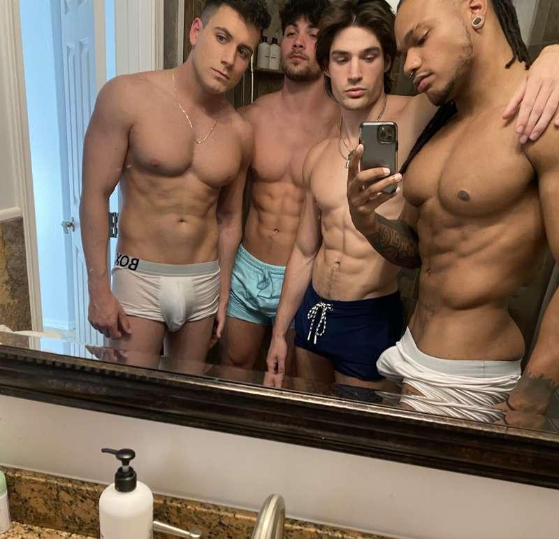 HUNG DOM TOP FROM GRINDR 😈😩 takes turns abusing me and Wyatt..