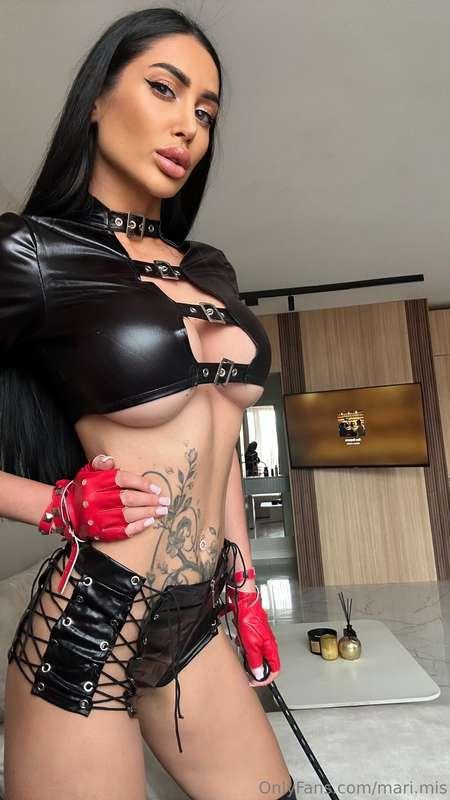 My whip is ready, but what about your ass, which belongs to ..