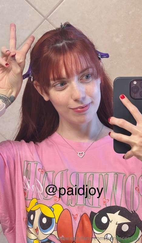 Este nuevo corte de pelo, me deja como una niña de 15 años😂😂..