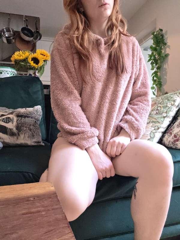 Getting hot in this, luckily I'm just wearing underwear unde..