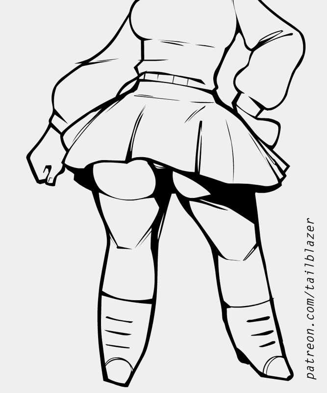 Cute Kim Pine Skirt WIP GIF