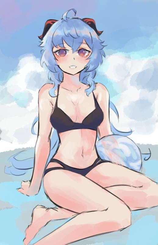 Swimsuit Ganyu WIP