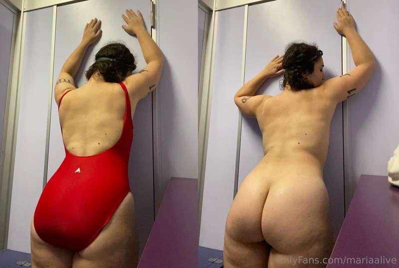 I went for a swim this morning...There were many girls of my..