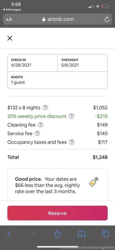So this is the cost for 8 days which is fucking fantastic on..