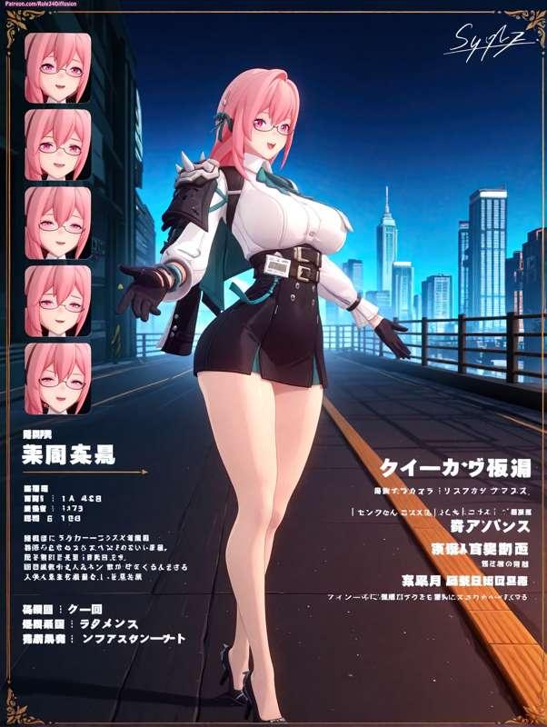 [Main reQuest] Yanagi of Zenless Zone Zero Sexy Poses [Gen 2.5]