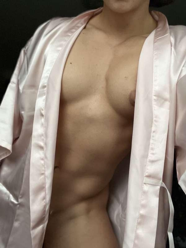 Pink robe 