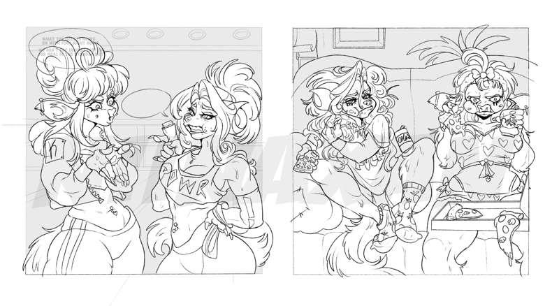 🖤Besties Stuff🖤 Mini comic Lines WIP!