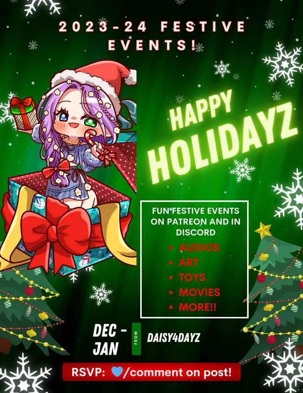 ❄⛄ The ~ happy holiDayz ~ events Announcement!! 