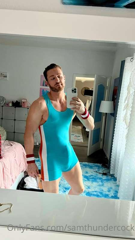 I found my old singlet… it felt really good against my boner..