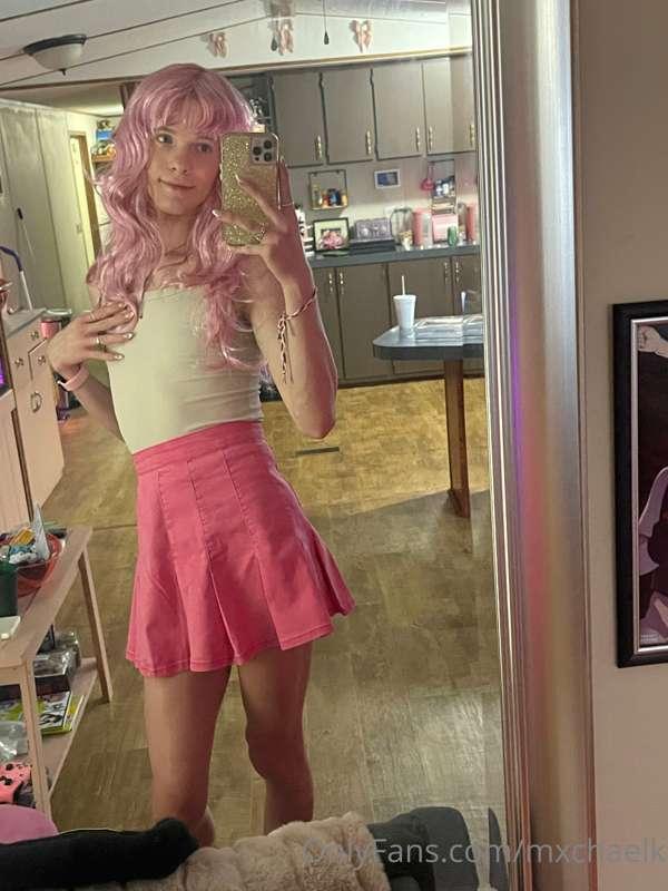 also this pink one but it looks cheap in bright light