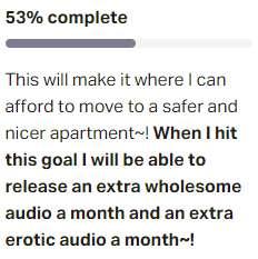 made another goal since you guys DEMOLISHED the first one~!