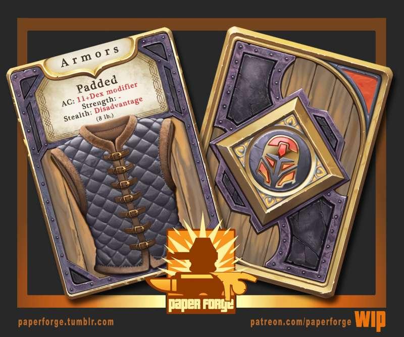 Armor Cards Wip!