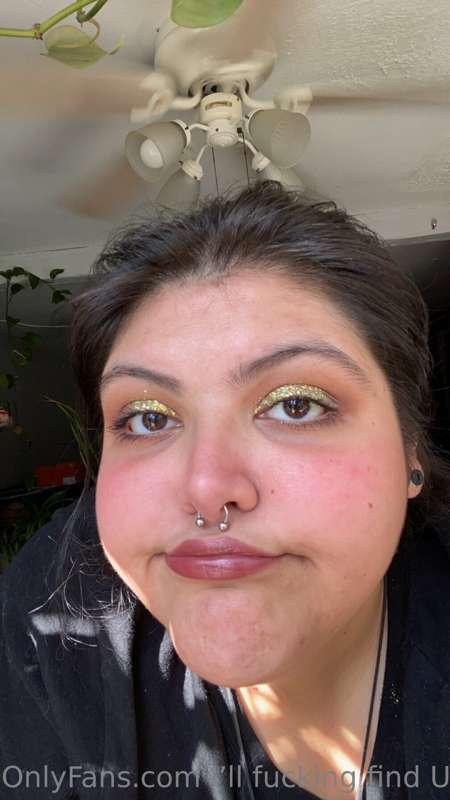 I just really liked my makeup today.  Also I I’m bored. So h..