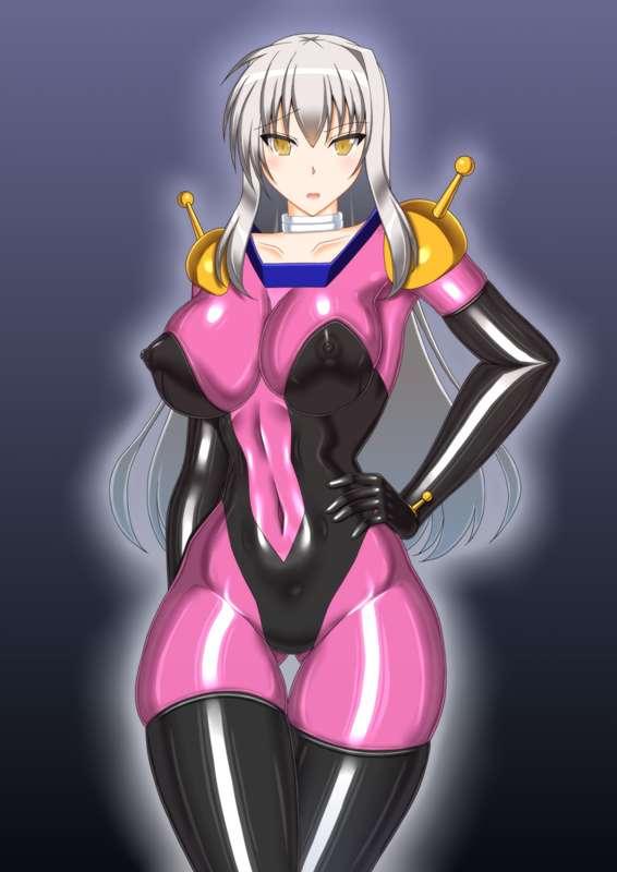 Shion in Rain's fighting suit