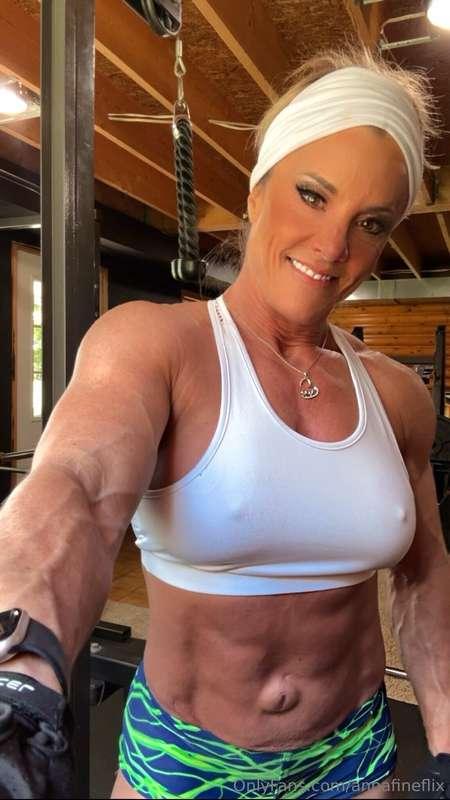 Was working out from home here. Do you prefer home or the gy..