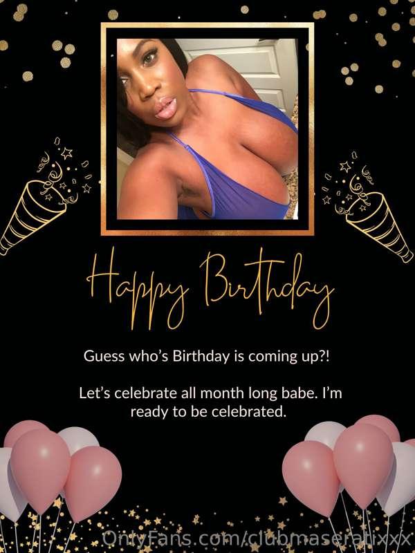 🥳 It’s time to Celebrate your favorite BIG TITTY girl!!! 🥳

..