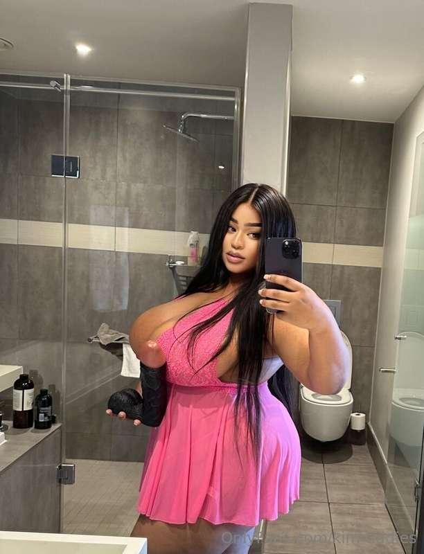 Bigger than life itself 🍆 💦 @taste-kimtiddies for more 