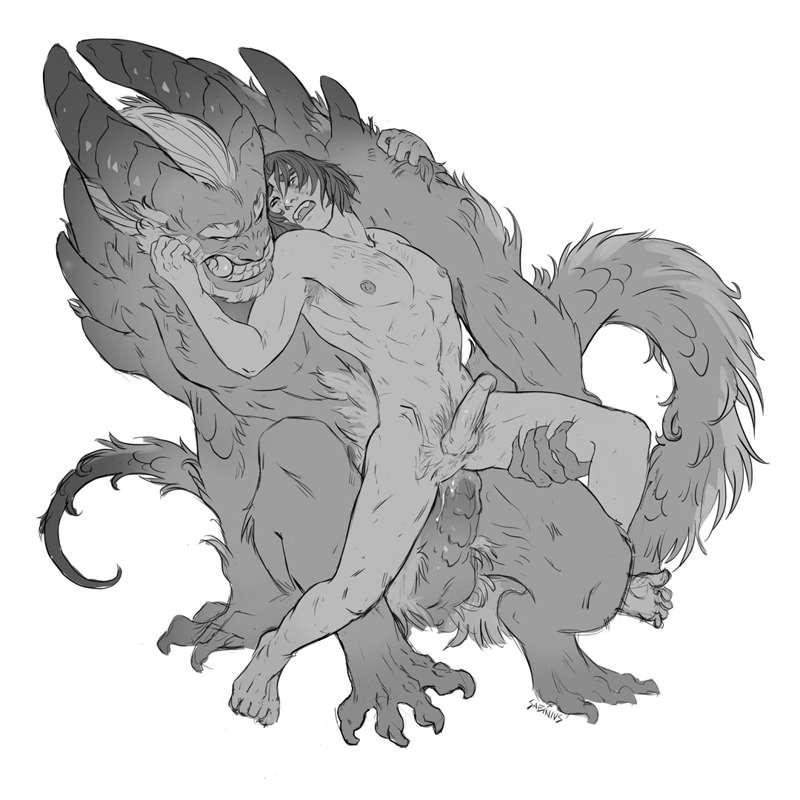 Throwback Thursday: Half Shifted Hadrian (nsfw)