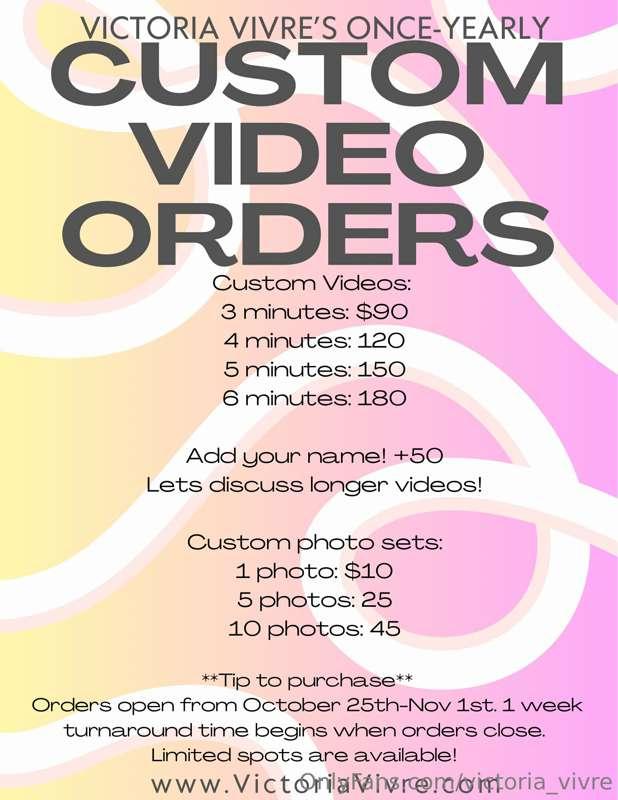 ✨ONCE IN A YEAR EVENT! LIMITED SPOTS AVAILABLE!✨

I am openi..