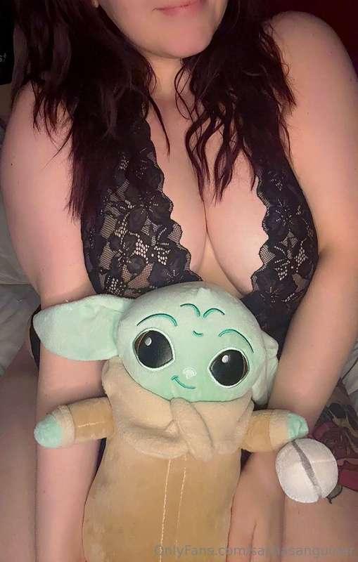 New plushie!! Look at groggy with the little ball 🥺