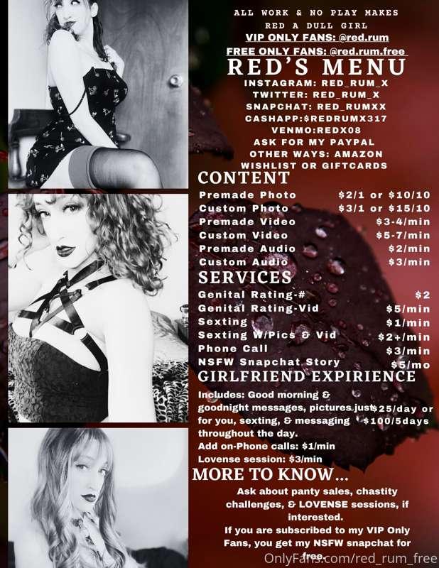 Here is my new menu :)