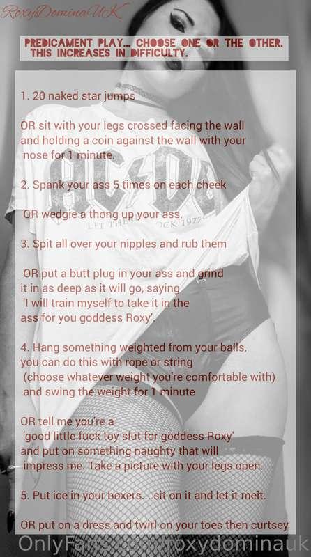 Hello subs! TASK TUESDAY! 🔥 @roxysubspace This is going to b..