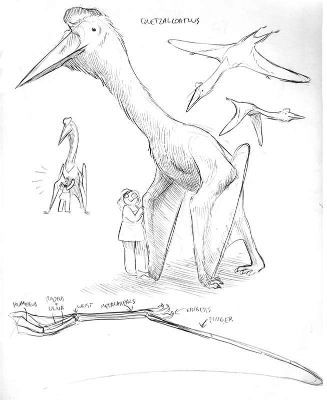 Extinct Creatures-- Quetzalcoatlus