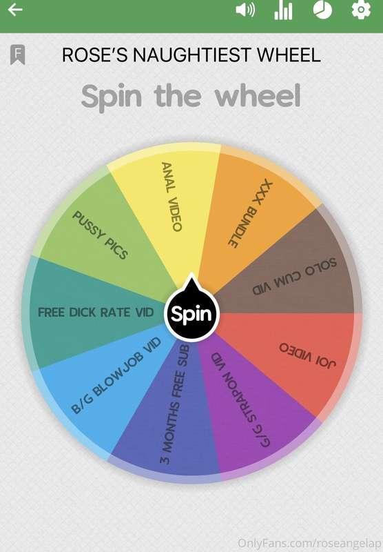 🍆 𝗠𝗬 𝗡𝗔𝗨𝗚𝗛𝗧𝗜𝗘𝗦𝗧 𝗪𝗛𝗘𝗘𝗟 𝗬𝗘𝗧 🍆
$15 per spin all prizes are wort..