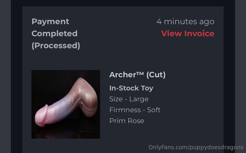 Just ordered my first new Bad Dragon toy in 2 years 👀