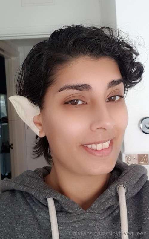 I got some new elf ears in! I look like shit atm but I see t..