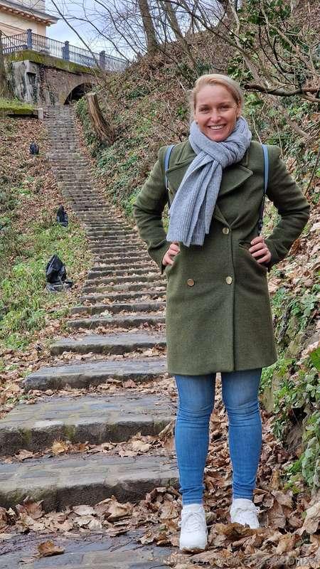 A lot of stairs but it definitely worth the claim 😍! 