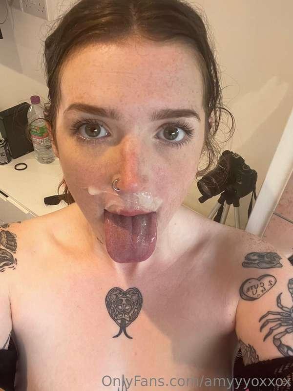 Would you cum on my face? 😈